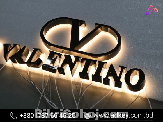 3D Acrylic Backlit & Frontlit Acrylic Letter